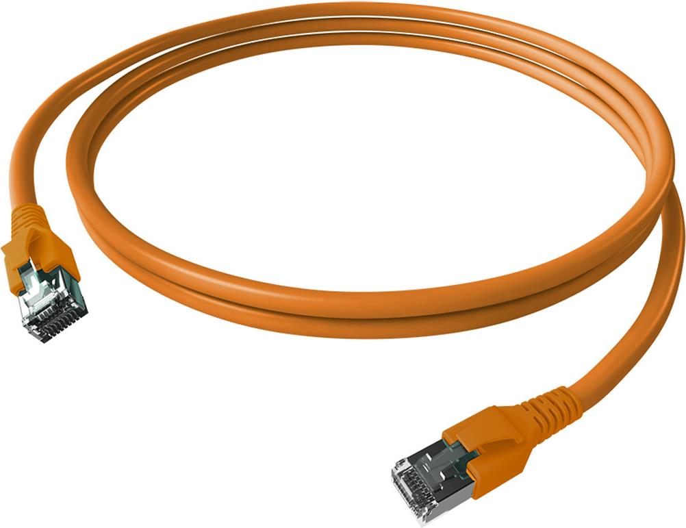 ZVK EasyLan CP1KOBOBO0010 FlexBoot Kat.6 Patchkabel geschirmt orange 1,0m (CP1KOBOBO0010)