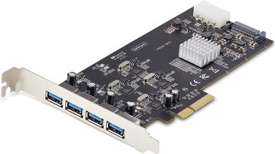 StarTech.com 4-Port USB-A PCIe Card, USB 3.2 5Gbps, 4x USB Controllers (P5Q4A-USB-CARD)