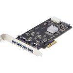 StarTech.com 4-Port USB-A PCIe Card, USB 3,2 5Gbps, 4x USB Controllers (P5Q4A-USB-CARD)