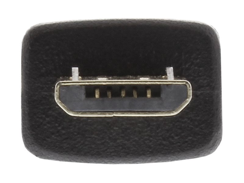 InLine Micro-USB OTG Adapterkabel Micro-B Stecker an USB A Buchse 15 cm Schwarz