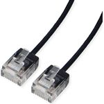 ROLINE UTP Patchkabel Kat.6A Ultra- kurzer RJ45 schwarz 2m (21.15.4462)