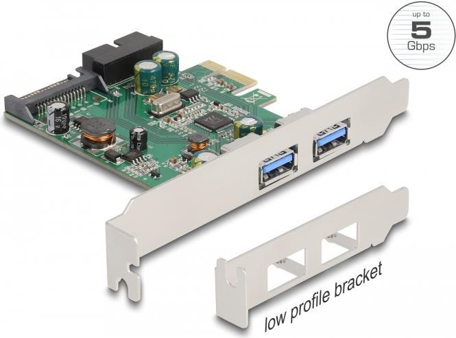 Delock USB-Adapter PCIe 2,0 Low-Profile (90096)