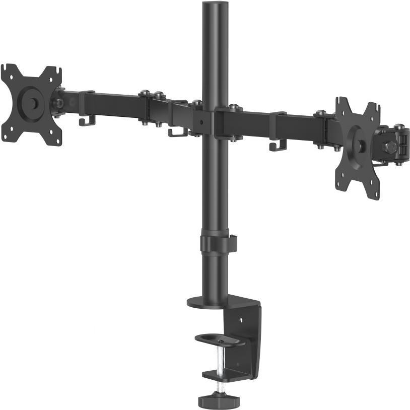 Hama Monitorarm FULLMOTION, 81 cm (32), Doppelarm, Schwarz (00118491)