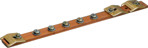 Erdungsschiene UZ010 1feldrig 20x5mm (UZ010)