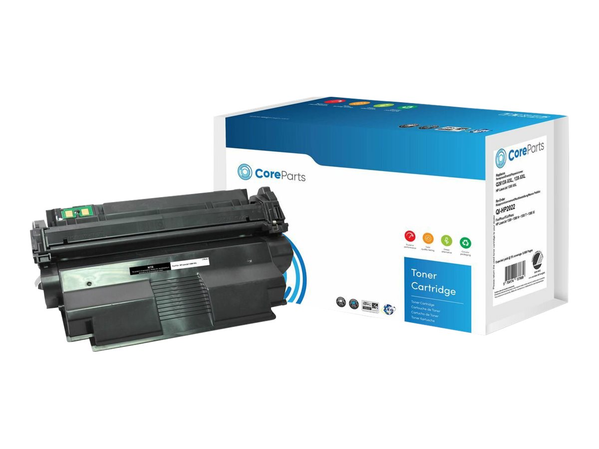CoreParts Tonerpatrone Schwarz 8.000 Seiten (Alternative zu HP Q2613X-XXL)