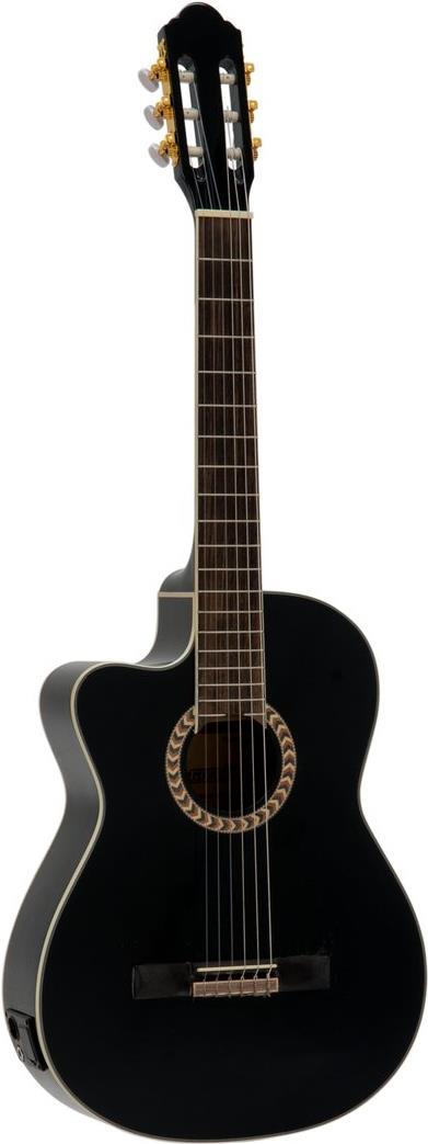 DIMAVERY CN-600L Klassikgitarre, schwarz (26235009)