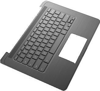 HP L14355-031 Notebook-Ersatzteil Gehäuse-Unterteil+Tastatur (L14355-031)