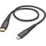 Hama Ladekabel, USB-C - Lightning, 1,5 m, Schwarz (00201602)