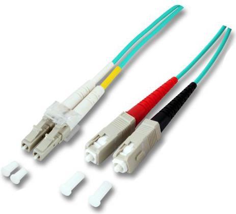 Lightwin LDP-50 LC-SC 0.5 OM3 Glasfaserkabel 0,5 m Blau (LDP-50 LC-SC 0.5 OM3)