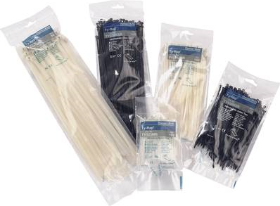 ABB Ty-Rap® Kabelbinder mit Stahlnasenverschluss (L x B) 361 mm x 4.8 mm TY528MR Farbe: Natur 100 St. ABB (TY528MR)