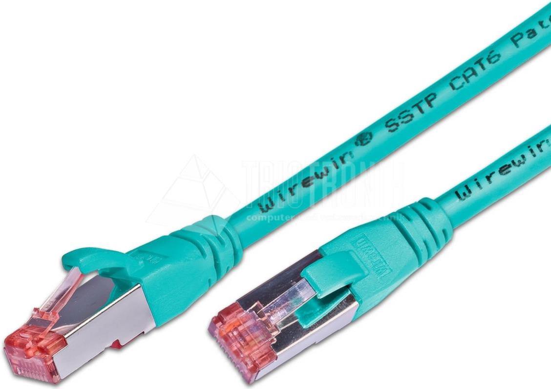 WorldConnect S/FTP CAT6 2m Netzwerkkabel Türkis (PKW-PIMF-KAT6 2.0 TK)