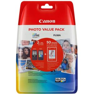 Canon PG-540 XL/CL-541XL Photo Value Pack - 2er-Pack - Hohe Ergiebigkeit - Sc...