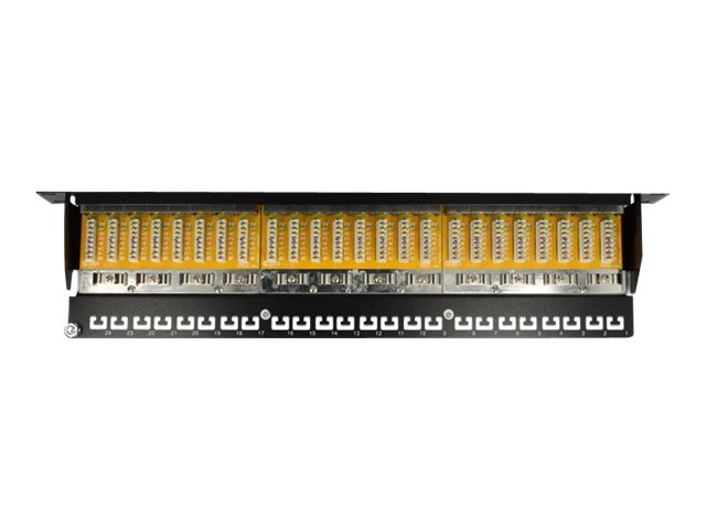 Delock 43300 Patch Panel 24 Port Cat.6 19" 1U Hellgrau