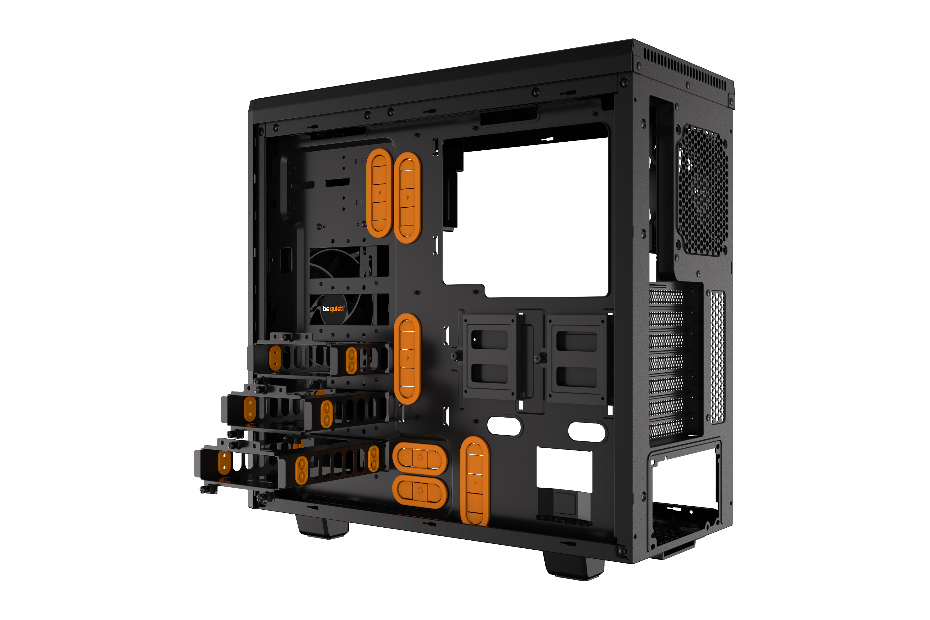 be quiet! Pure Base 600 Window Midi-Tower Schwarz, Orange
