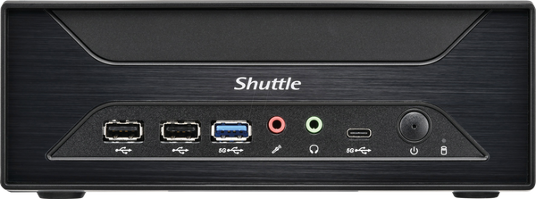 Shuttle Barebone XPC slim XH810 LGA1851 Intel H810 DDR5-5600 Dual-LAN 3,5L