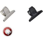 MAUL Briefklemmer aus Metall, Farbe: nickel, Breite: 75 mm Klemmweite: 20 mm - 1 Stück (21007-96)