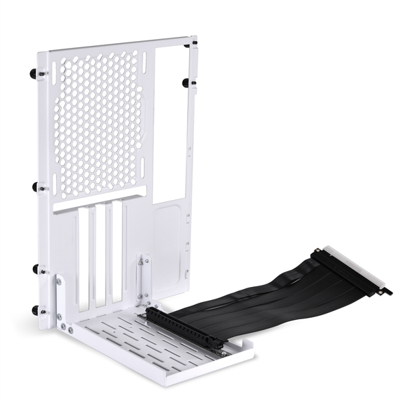 Lian Li O11DMINI-1W-4 GPU-Halterungssatz mit PCIe 4.0 Riser-Kabel Weiß