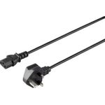 SY-5042738 Kaltgeräte Anschlusskabel Schwarz 2.00 m (SY-5042738)