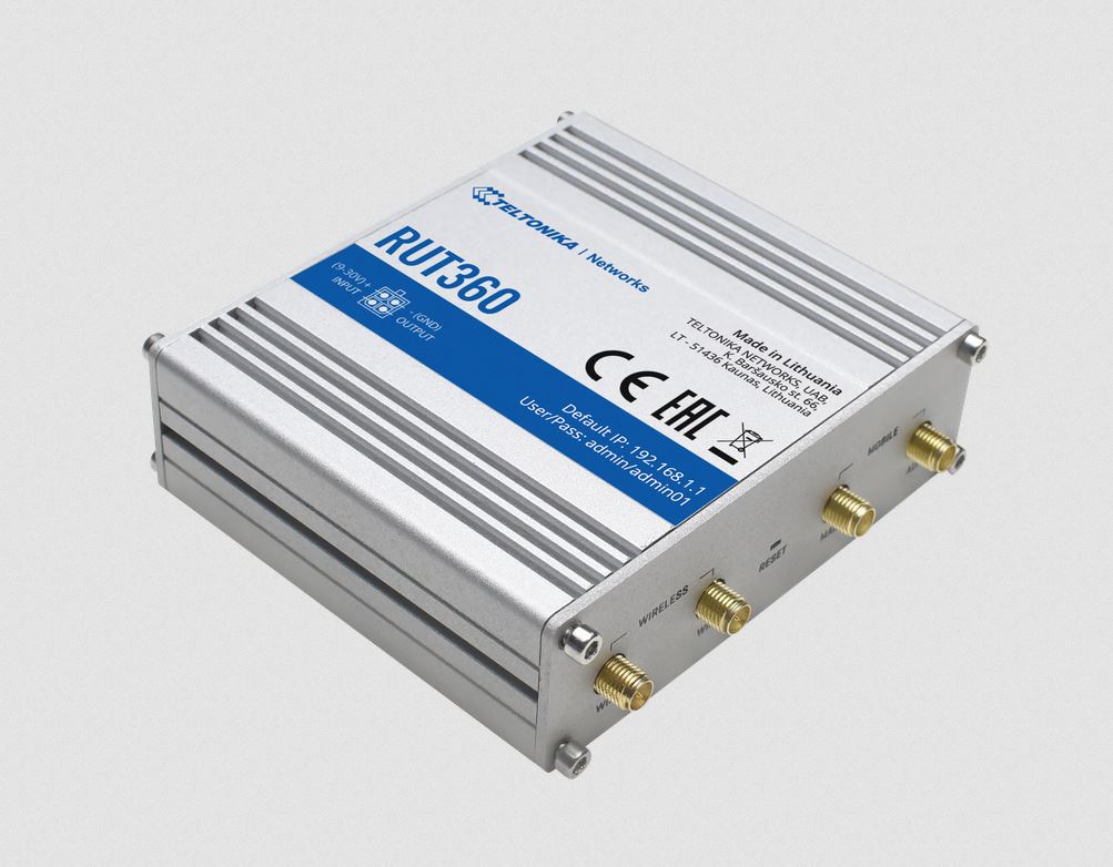 Teltonika RUT360 Wireless Router WWAN 802,11b/g/n
