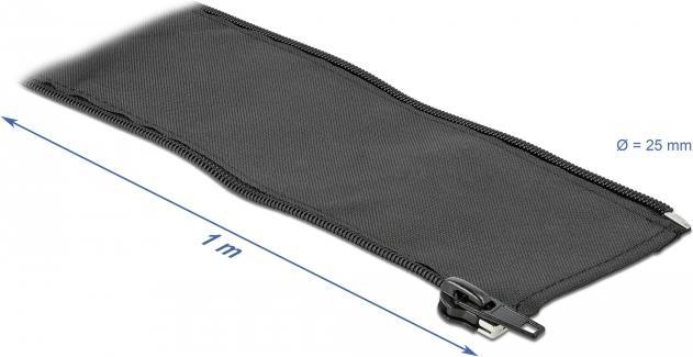 DeLOCK Woven Sleeve with zip fasterner heat-resistant (19217)