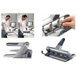 LEITZ Lochsegment für Mehrfachlocher AKTO 5114, grau Lochdurchmesser: 6 mm, mit Schraubsystem (altes Modell) (5121-00-00)