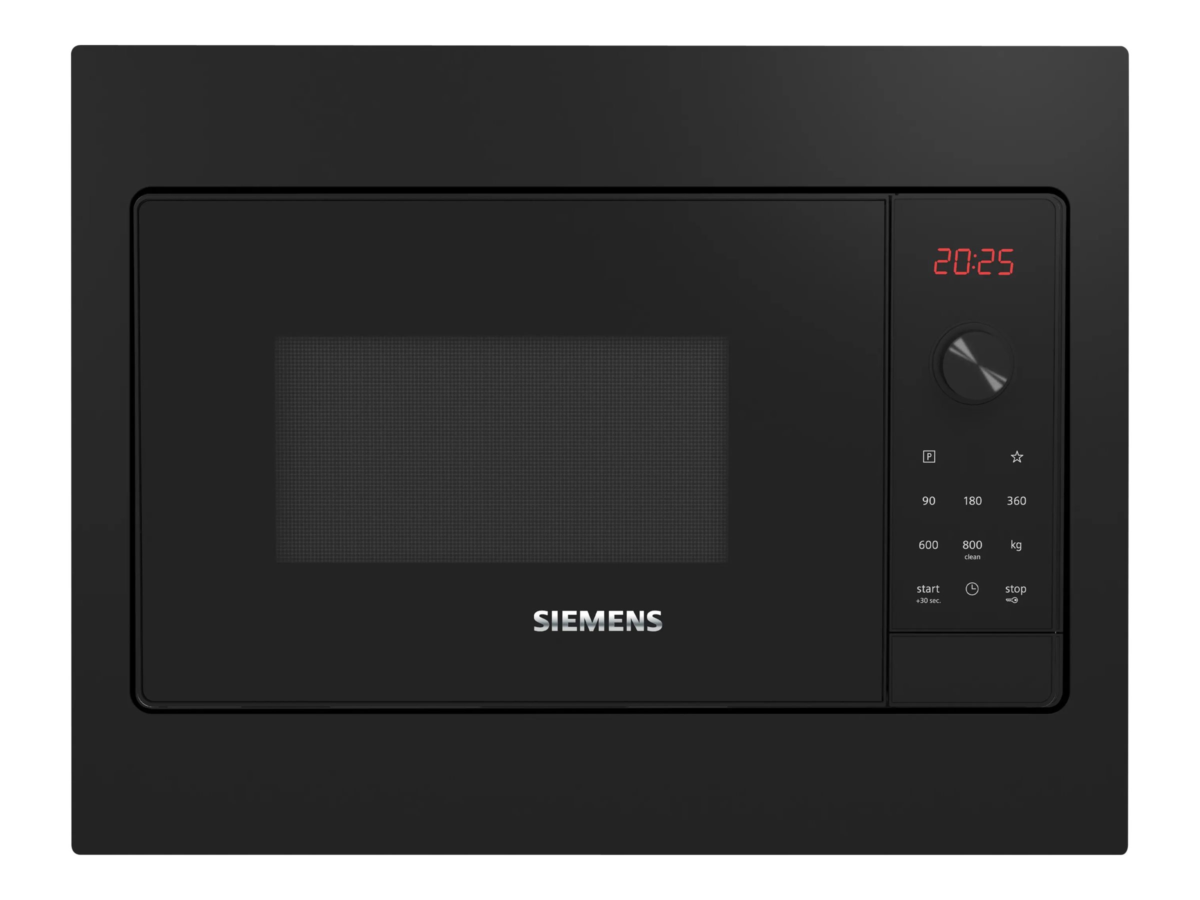 Siemens iQ300 BF523LMB3 Einbau-Mikrowelle 20 l 800 W Schwarz, Edelstahl