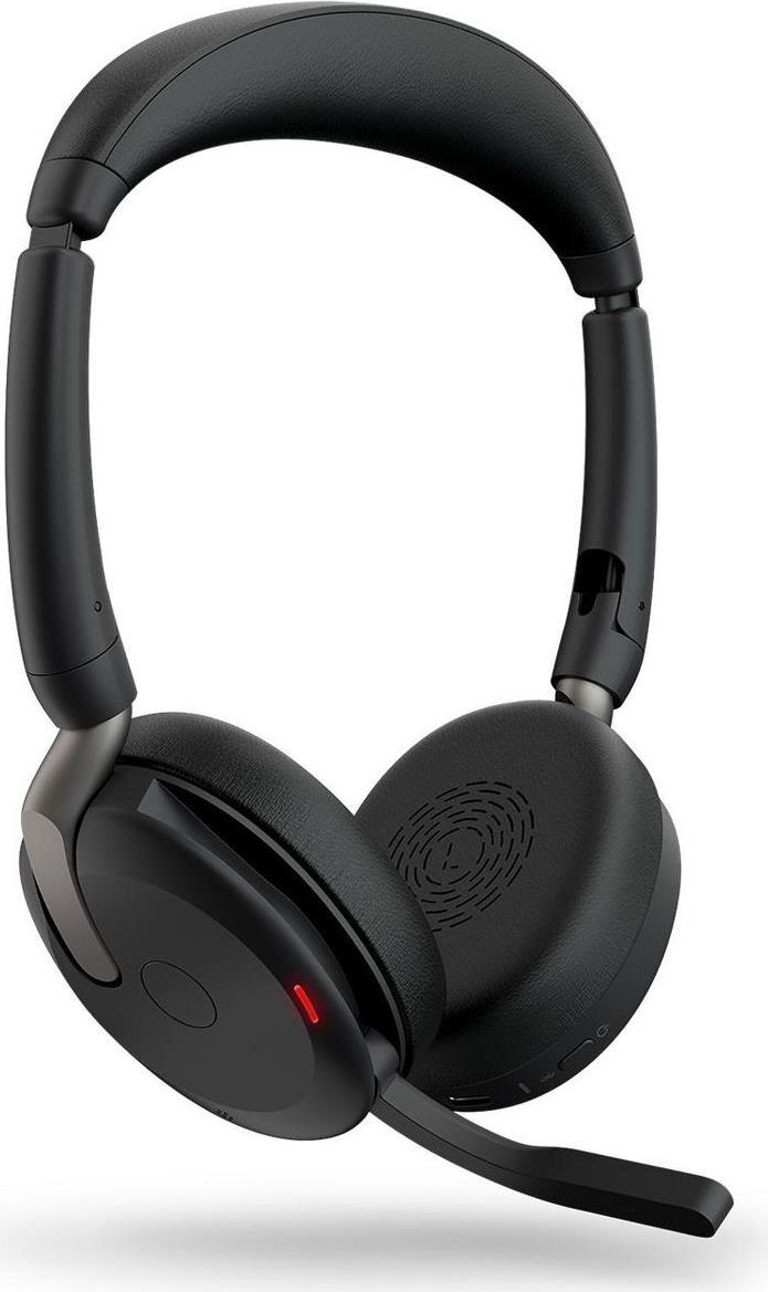 Jabra Evolve2 65 Flex On-Ear Headset ANC Bluetooth USB-C Stereo Schwarz