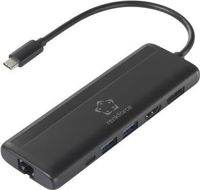 Renkforce RF-DKS-800 USB-C® Dockingstation Passend für Marke (Notebook Dockingstations): Universal USB-C® Power Delivery (RF-5239502)