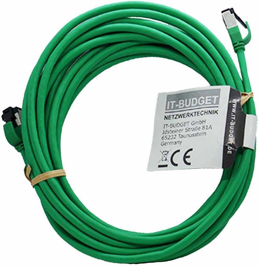 IT-BUDGET Vollkupfer Premium Patchkabel (90ITBSLIM81PK5GR)
