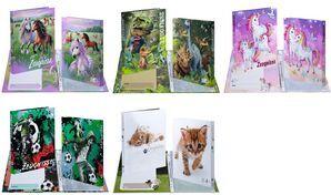 HERMA Zeugnisringbuch "Einhorn", DIN A4 aus stabilem Karton, stabiles Cover, komplett bedruckt, - 1 Stück (20161)