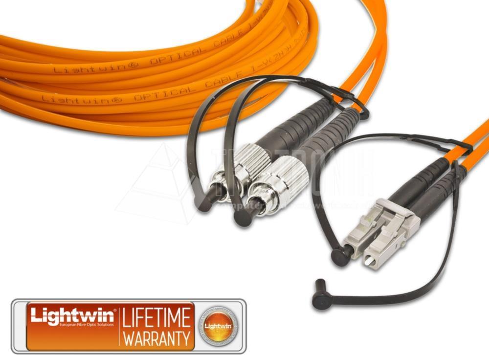 Lightwin High Quality Duplex LWL Patchkabel, MM OM2, FC - LC LWL Patchkabel (LDP-50 FC-LC 10.0)