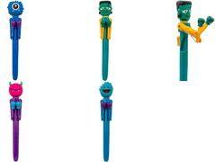 WEDO Monster-Kugelschreiber "Lucky Punch", farbig sortiert mit mechanischer Boxfunktion, Kugelschreibermine in blau, - 1 Stück (252 2399)