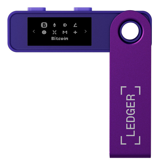 Ledger Nano S Plus Krypto-Wallet USB Lila