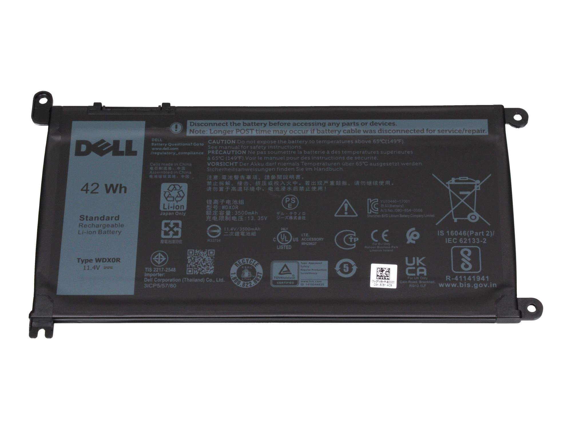 Dell Notebook-Netzteil 90 W 19,5 V (492-BBCU)