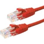 DSIT CAT6 Netzwerkkabel, U/UTP, 0,25 Meter, Rot, 100% Kupfer (DC-65-002)