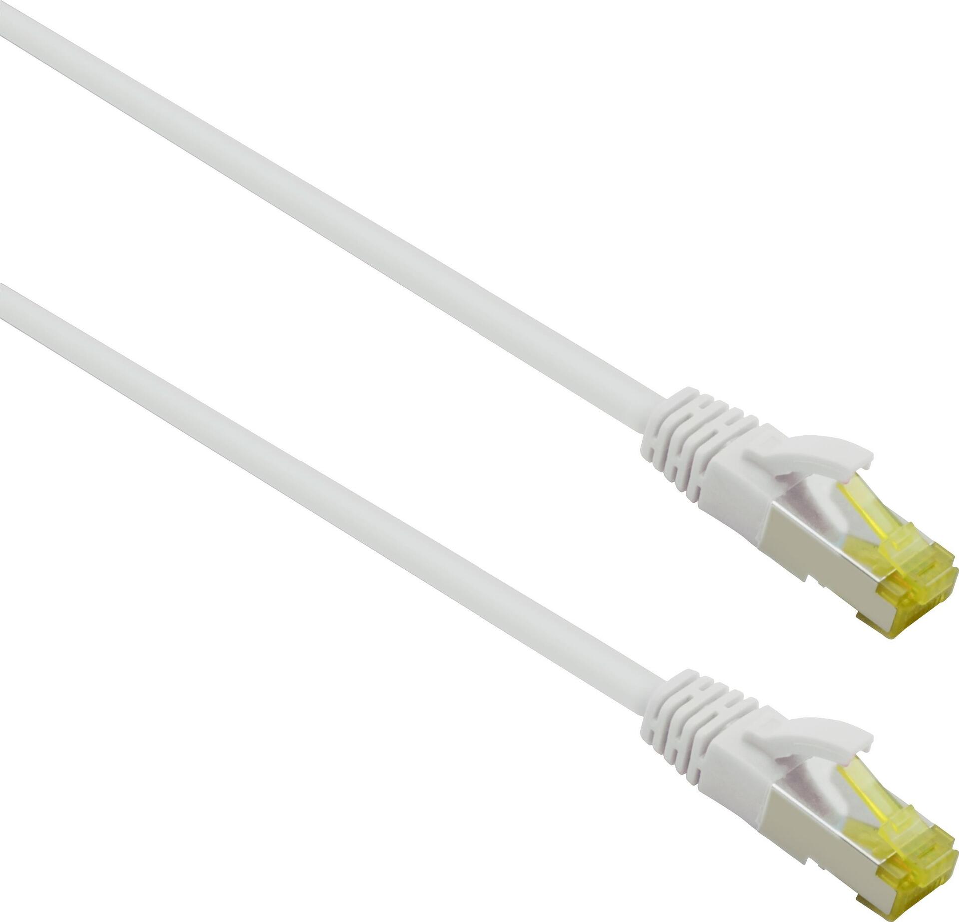 Helos ultra flex Patchkabel S/FTP Cat 6a TPE weiß 1,0m (263814)