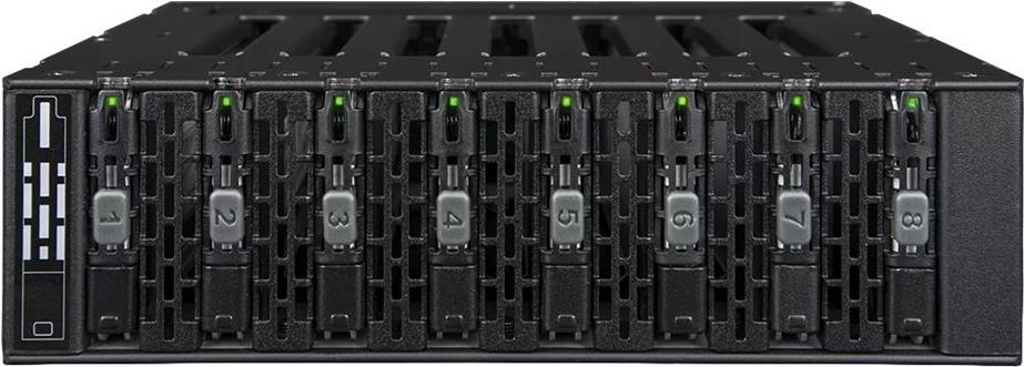 ICYDock ToughArmor 8x M.2 NVMe SSD PCIe 4.0 (8x OcuLink) (MB873MP-B V2)