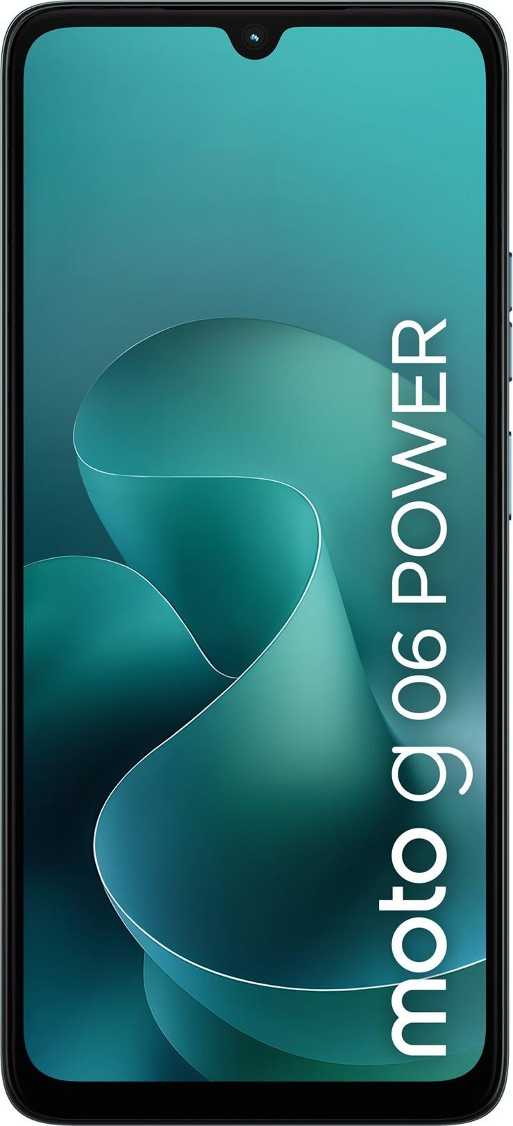 Motorola Moto G06 power Smartphone 6.88" Android 15 Dual SIM 4 GB RAM 64 GB 7000 mAh Pantone Wandbehang Blau