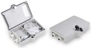Assmann/Digitus FTTH OUTER BOXES Distribution Box für Außen, IP65, für 2x SC/SX Adapter oder 2x LC/DX (DN-968912)
