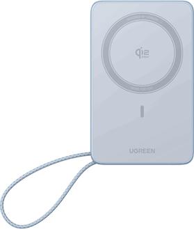 UGREEN 10000 mAh Magnetic Powerbank 25W Qi2 Grey, Universal (65958)