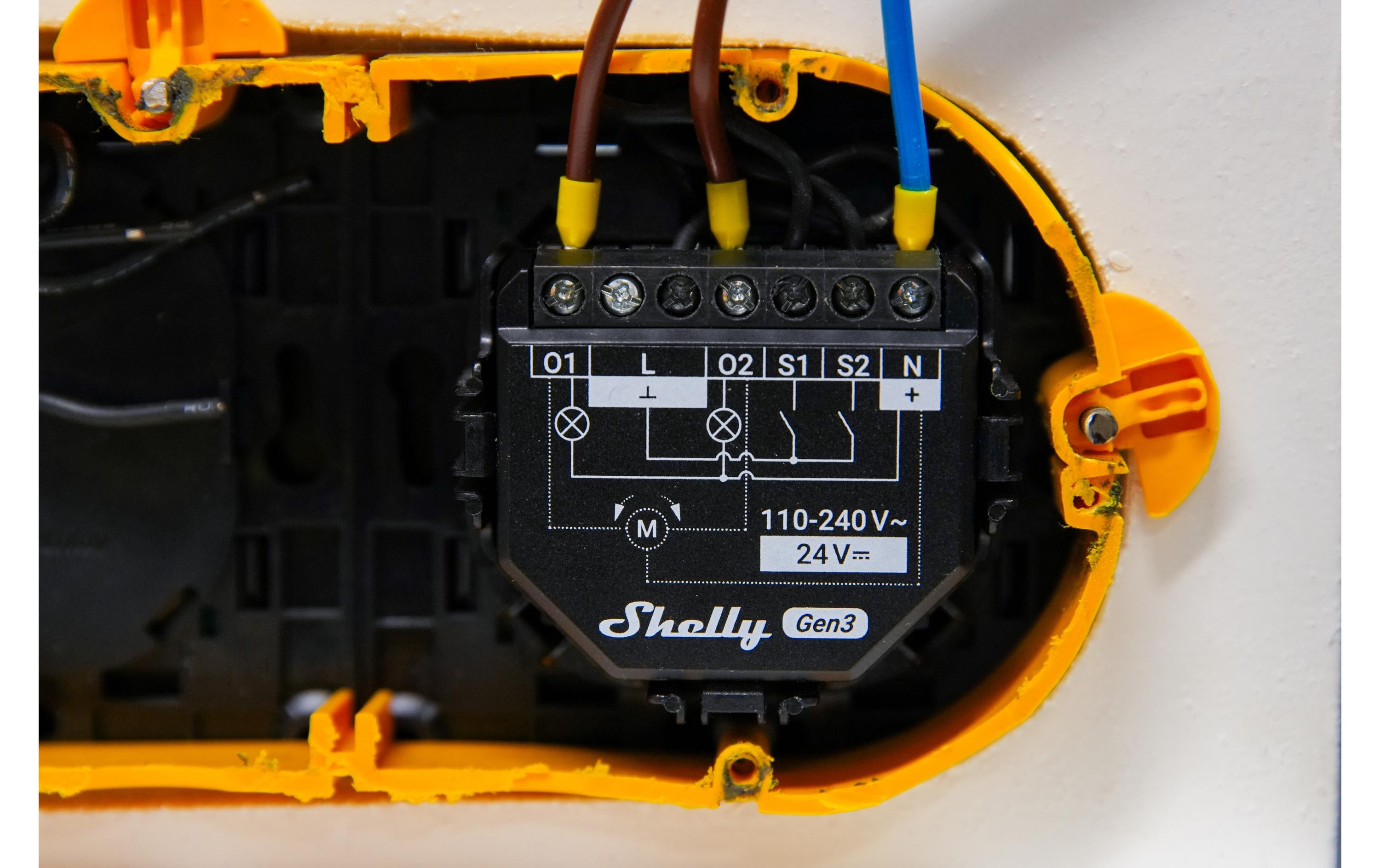 Shelly 2PM Gen3 Schalt-Messaktor Bluetooth, Wi-Fi