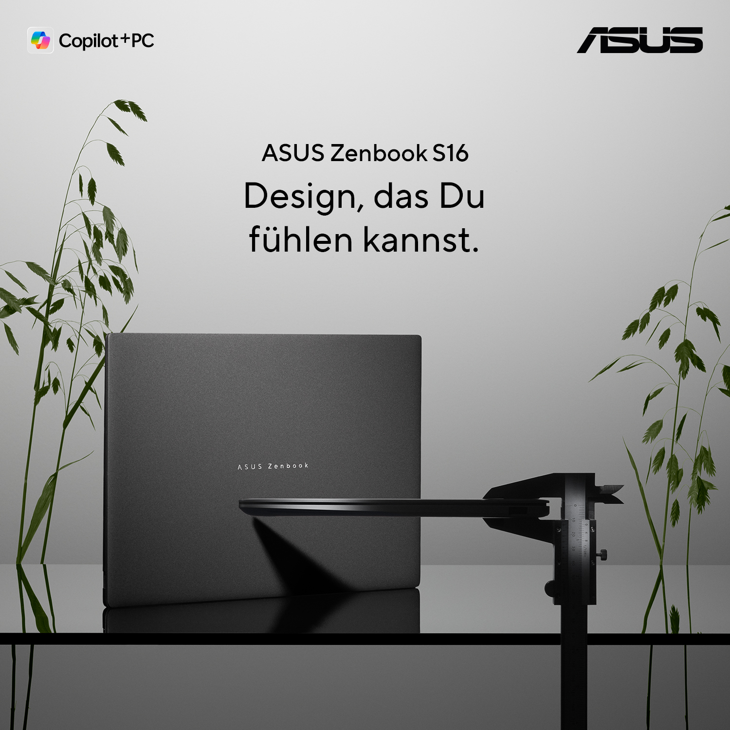 ASUS Zenbook S 16 UM5606GA-SS266W 16" 2.8K OLED AMD Ryzen AI 9 465 32 GB RAM 1 TB SSD Grau