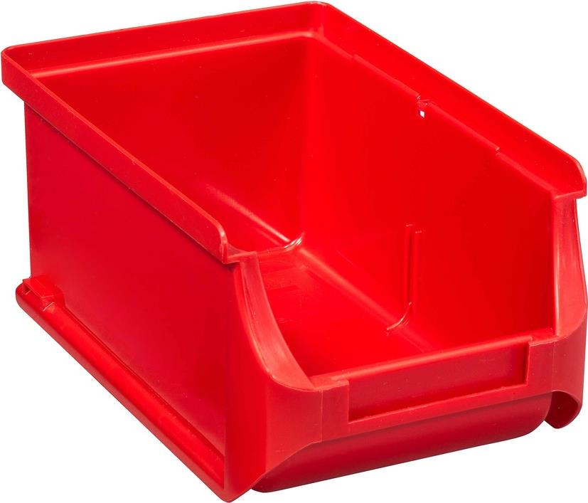 Allit ProfiPlus Box 2. Produkttyp: Ablageschale, Produktfarbe: Rot, Form: Rechteckig. Breite: 160 mm, Tiefe: 102 mm, Höhe: 75 mm (456205)