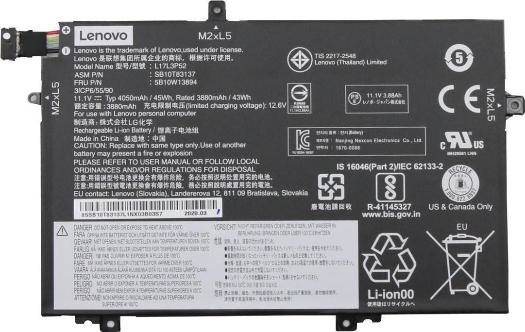 Lenovo LG Chem Laptop-Batterie (5B10W13894)