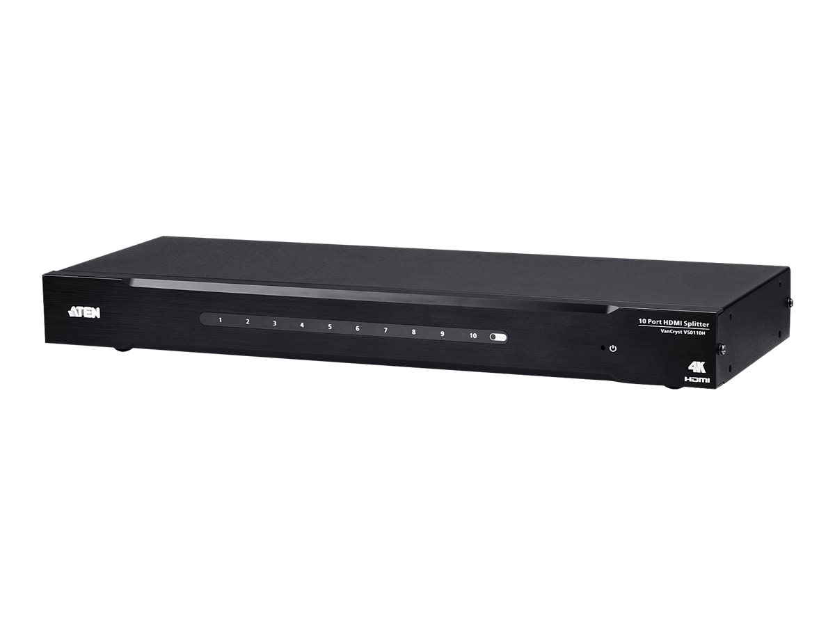 ATEN VanCryst VS0110HA 4K HDMI-Splitter 10-fach Schwarz