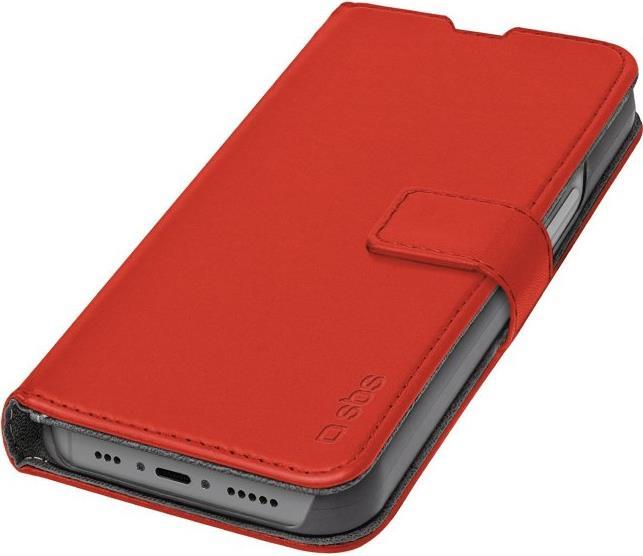 SBS TEBKWALIP1461R Handy-Schutzhülle 15,5 cm (6.1" ) Geldbörsenhülle Rot (TEBKWALIP1461R)