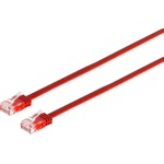 Patchkabel Cat.6 U/UTP, ungeschirmt, flach, rot, 15.0m superflaches Patchkabel z.B. für die Verlegung unter Teppichböden und Fußleisten (77815r)