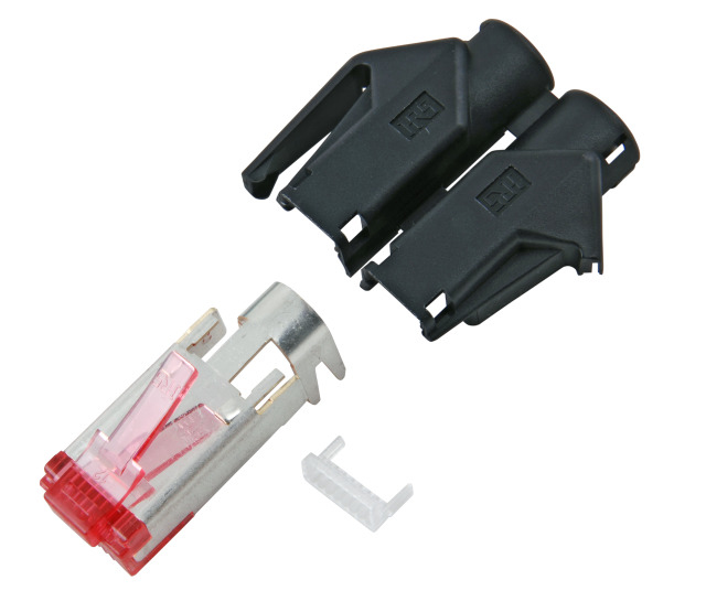 EFB-Elektronik RJ45-Stecker TM21 H7641.4-100 Cat.6 STP Schwarz