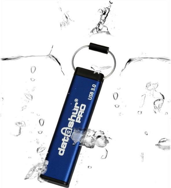 iStorage datAshur Pro USB-Stick 16 GB USB 3.0 AES 256-Bit Blau