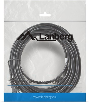 Lanberg CA-C13C-11CC-0100-BK Stromkabel Schwarz 10 m C13-Koppler CEE7/7 (CA-C13C-11CC-0100-BK)